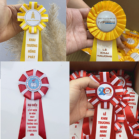 Hoa cài áo lễ khai trương đẹp