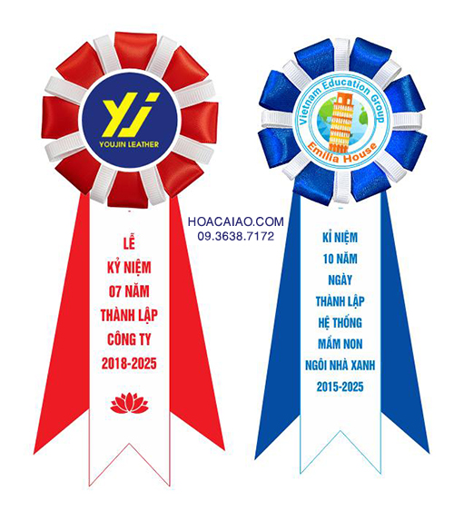 Hoa cài áo đại biểu đẹp 2026